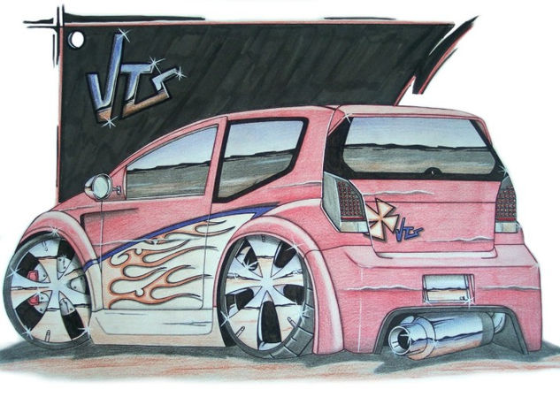 Citroen C2 VTS Mixed Media