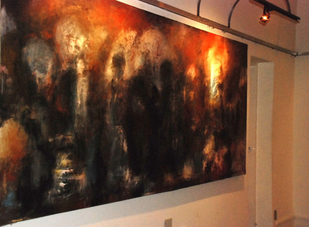 panels on display