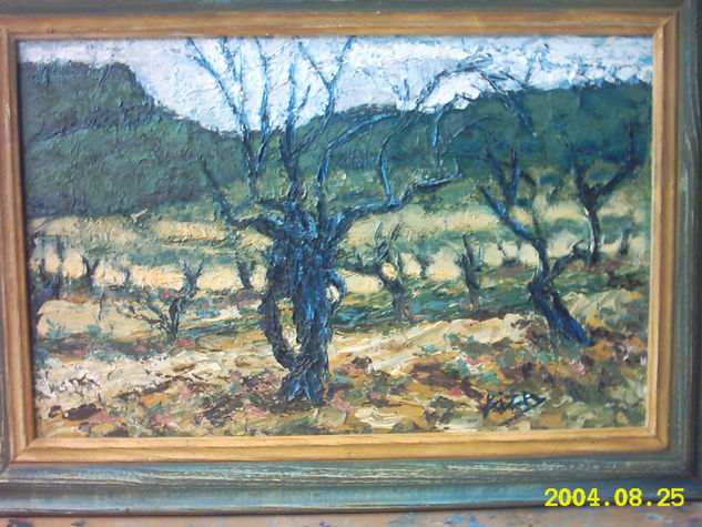 VINYES BLAVES Oil Canvas Landscaping