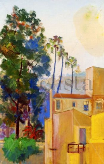 El pino, Orihuela (Murcia) Oil Canvas Landscaping