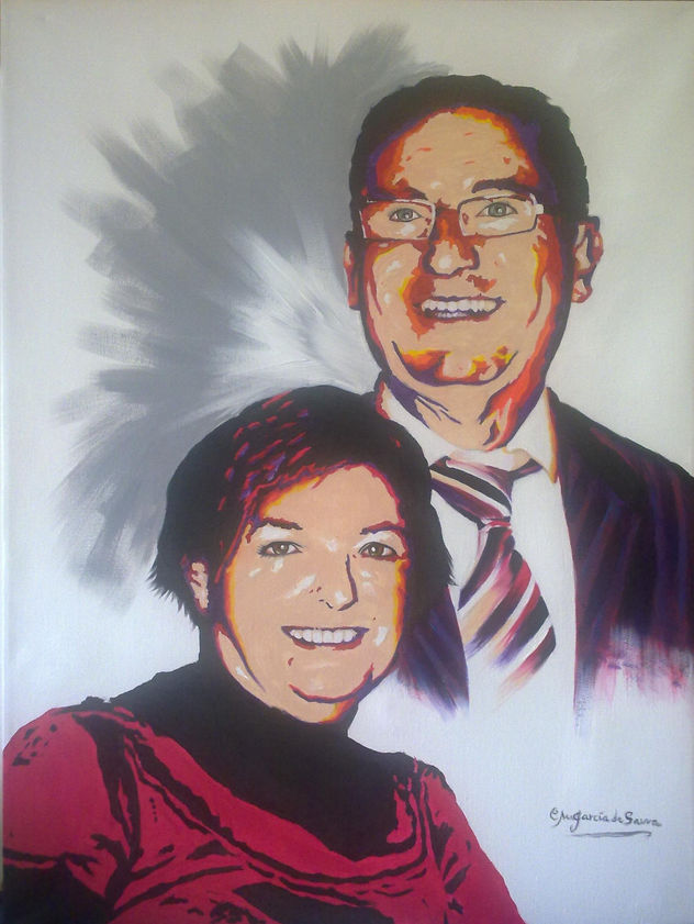 RETRATO DOBLE ARTE POP 2