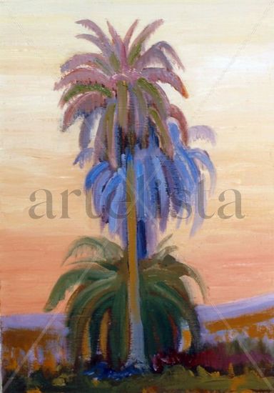 Las tres palmeras, Orihuela  (Murcia) Oil Canvas Landscaping