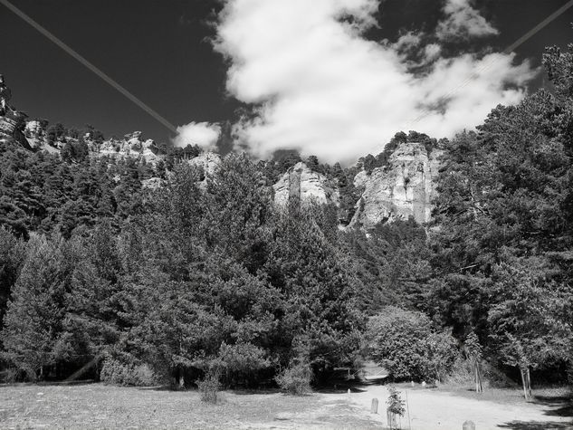 Serranía de Cuenca Nature Black and White (Digital)