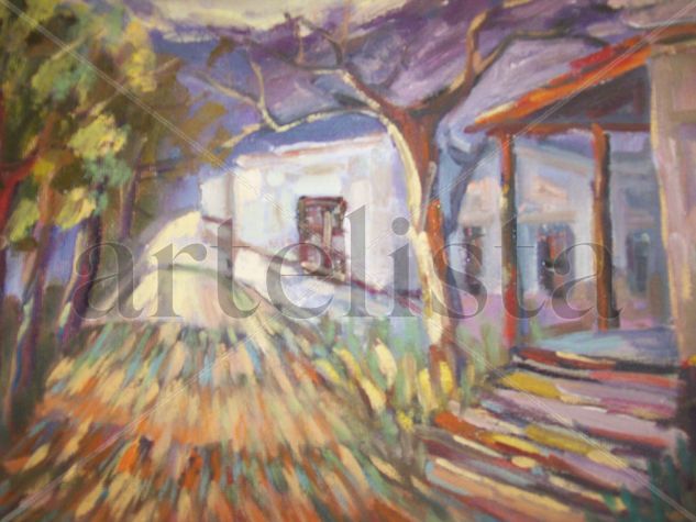 paisaje de san luis Oil Canvas Landscaping