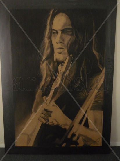 David Gilmour al carboncillo Carboncillo