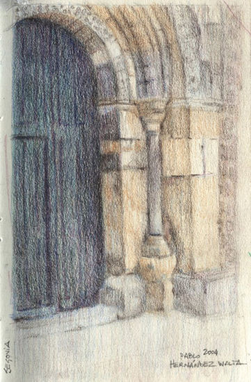 Segovia 2004. Casco antiguo. Pencil