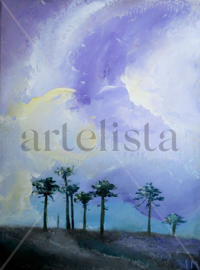 ARAUCARIAS Oil Paper Landscaping