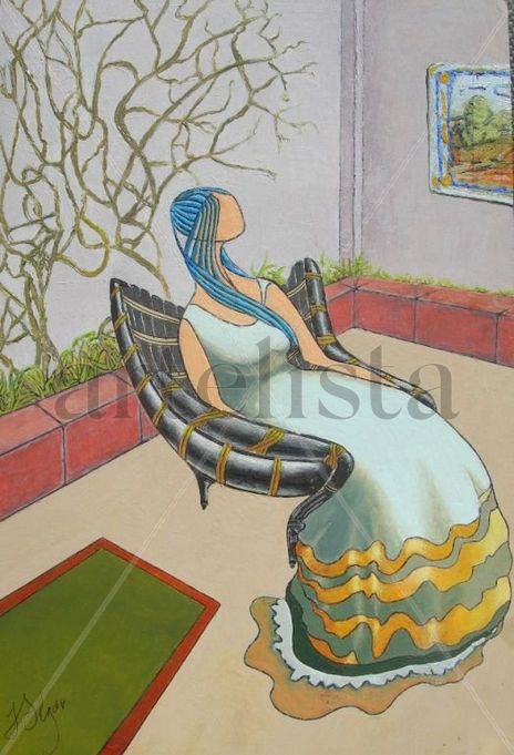 La dama del patio