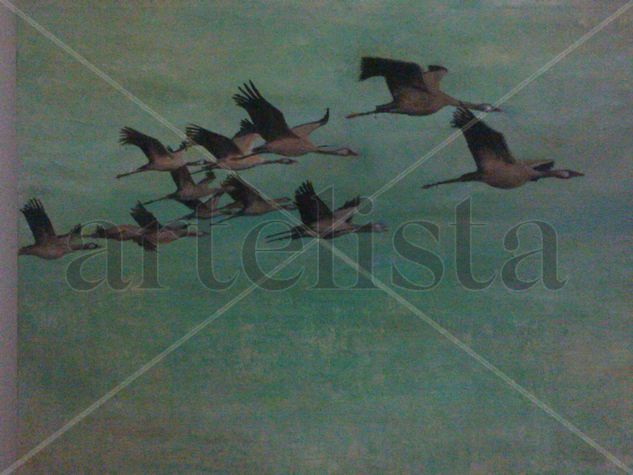 VUELO Oil Panel Animals