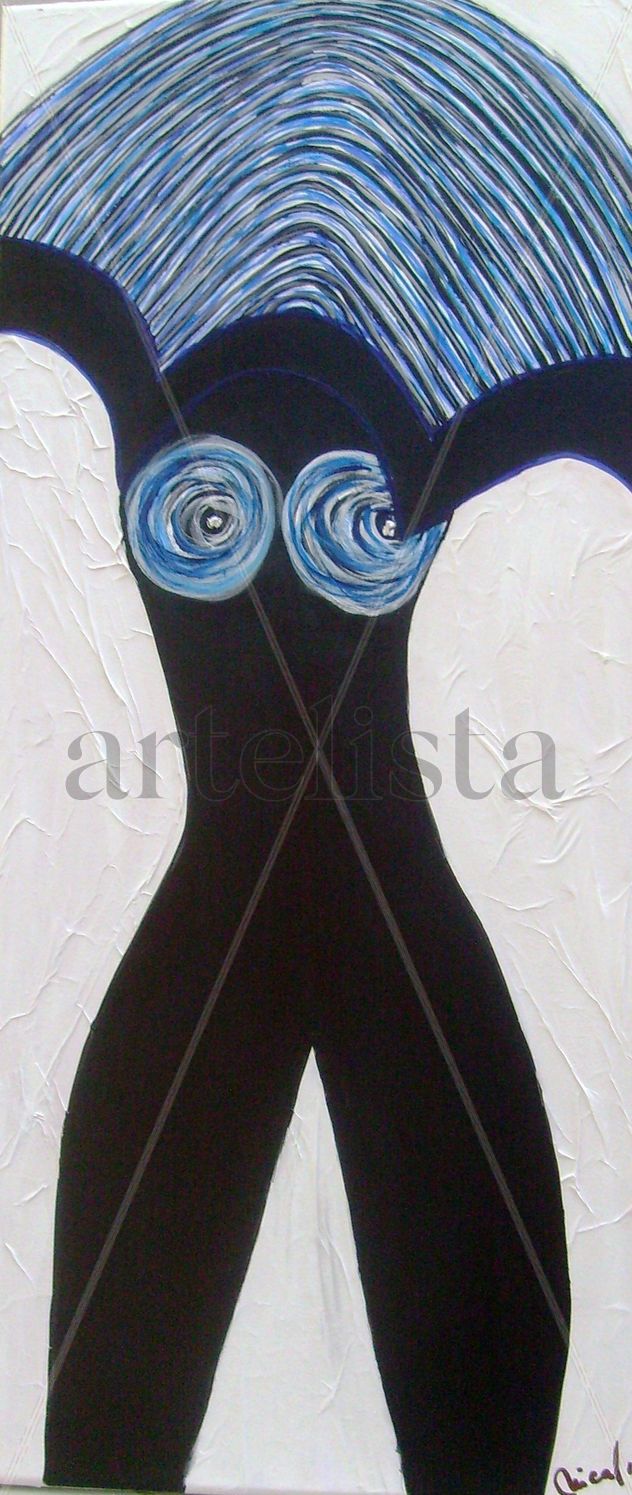 la señora del paraguas