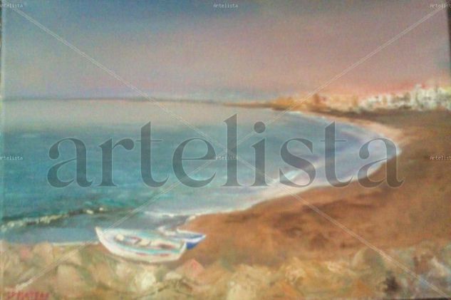 Marina Oil Canvas Marine Painting