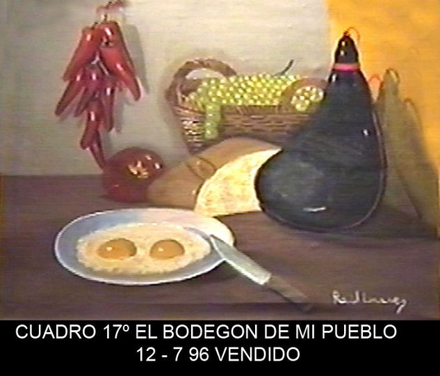 el bodegon de mi pueblo Oil Canvas Still Life Paintings