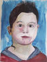 retrato acuarela Javier