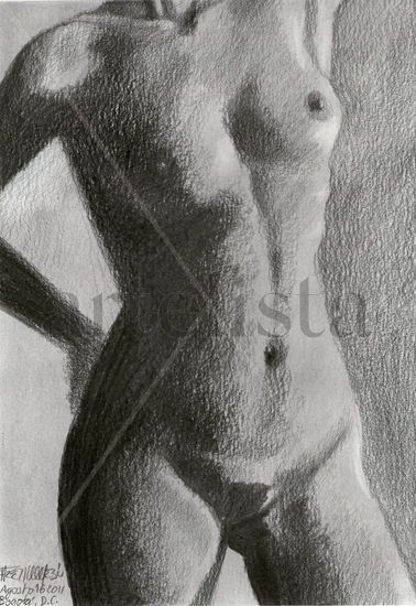 Torso Femenino en Sombras Graphite