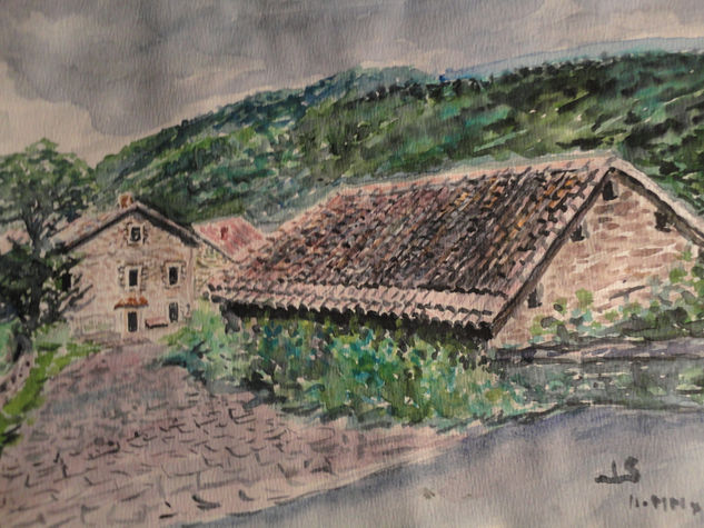 guzparras,cantabria Watercolour Paper Landscaping