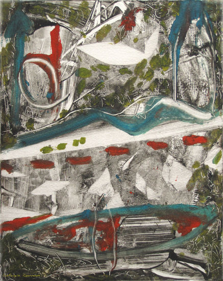 Rutas sin nombra,(Unnamed Routes) Mixed media Card Others