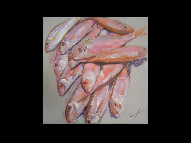 Salmonetes Oil Canvas Landscaping