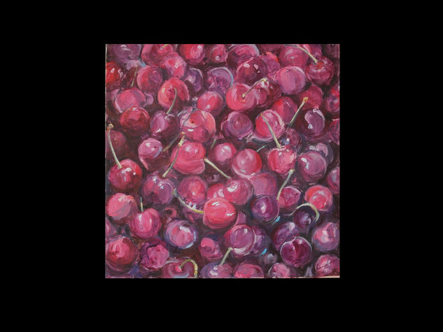 Cerezas Oil Canvas Landscaping