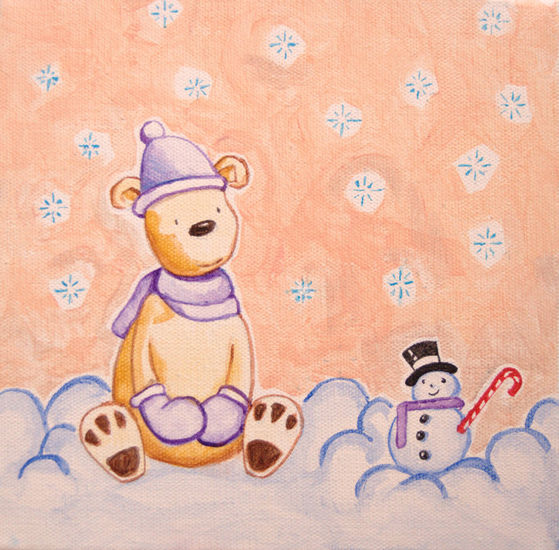 invierno Acrylic Canvas Animals