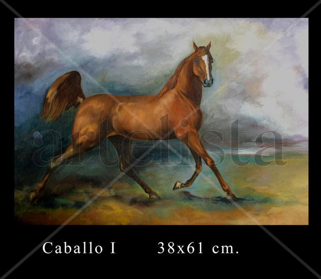 Caballo I Óleo Lienzo Animales