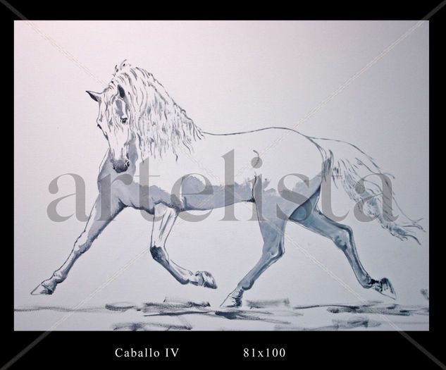 Caballo IV Óleo Lienzo Animales