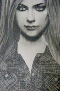 Retrato Avril Lavigne