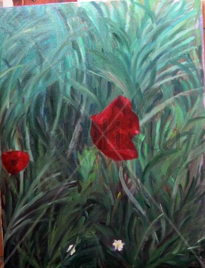 amapola Oil Canvas Floral Painting