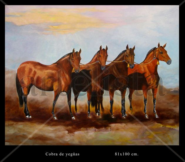 Cobra de yegüas Oil Canvas Animals