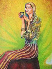 Woman in Desert