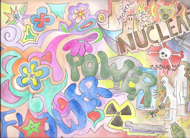 Flower power-Nuclear power, y en el medio que?