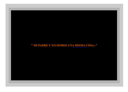 Dice jesucristo