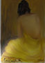 Mujer de amarillo