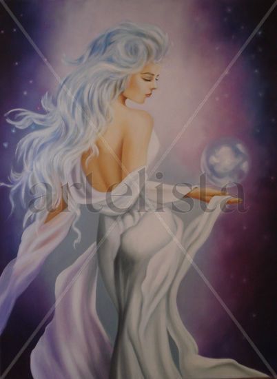 Conciencia cosmica Oil Canvas Nude Paintings