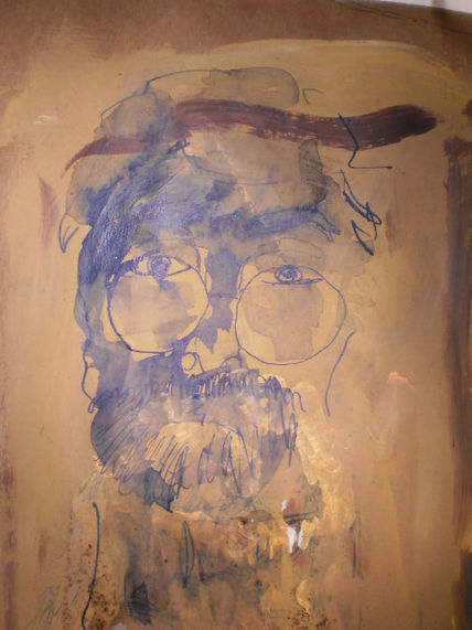 Autorretrato en azules