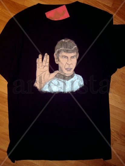 Spock Others Textile Portrait