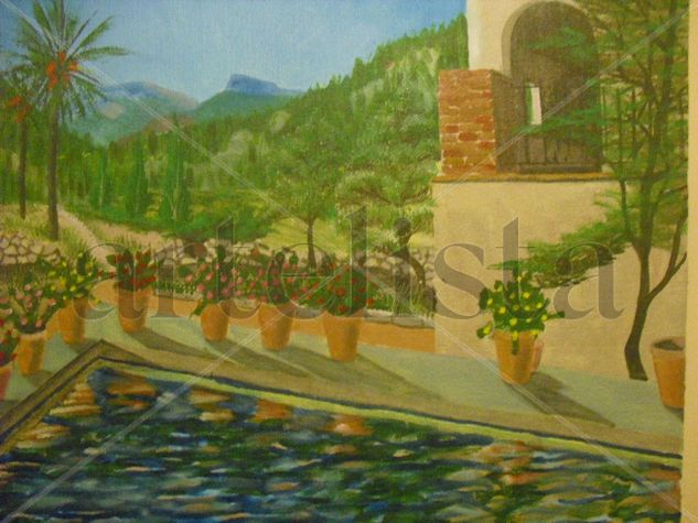 la huerta Oil Canvas Landscaping