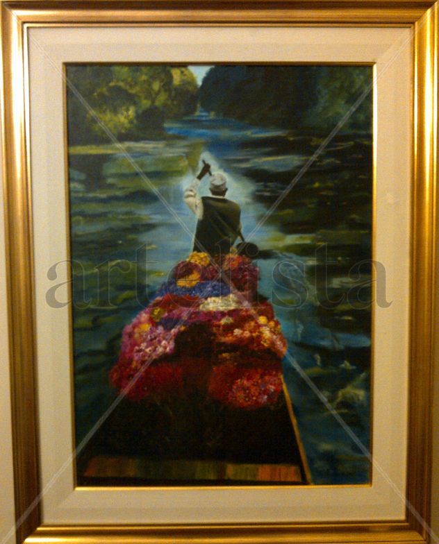 Vendedor de flores de Cachemira