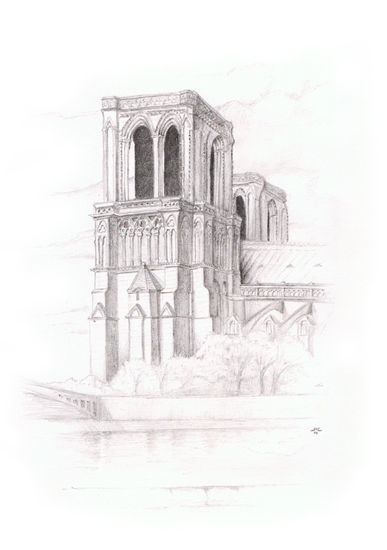 Notre Dame Lápiz