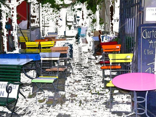 Terraza de colores