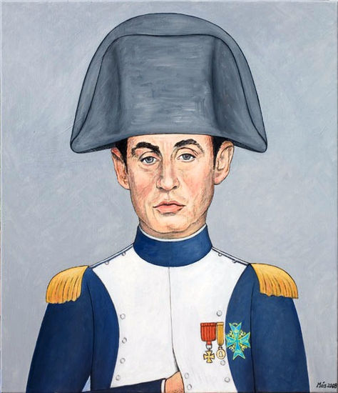 ¡Viva Napoleon! Oil Canvas Portrait