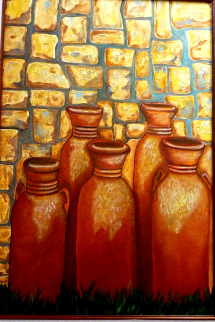 Jarrones en pared...