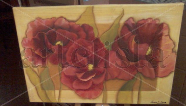 Hermosas Flores Oil Canvas Floral Painting