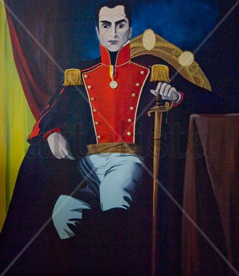 Bolivar soy yo Acrílico Lienzo Figura