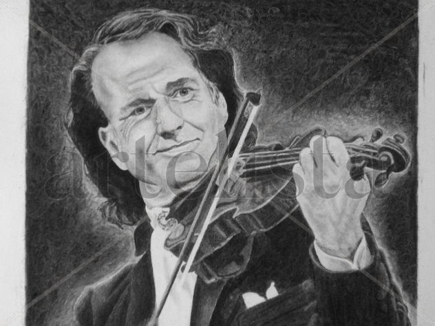 Andre Rieu violinista;retrato