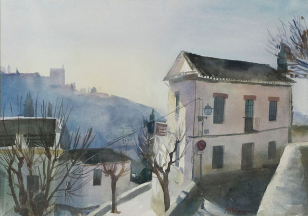 Vista desde Albaycin Watercolour Paper Landscaping