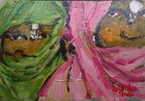 Rosa y verde