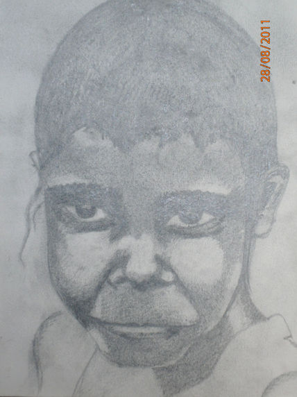 Aborigen en gris