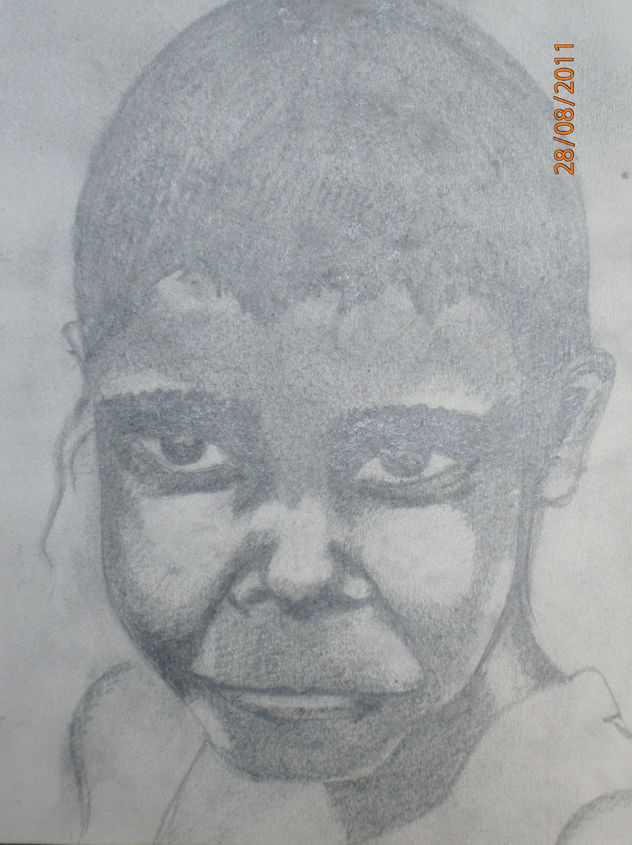 aborigen en gris