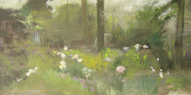 Jardín I Oil Canvas Landscaping