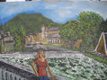 Rainbow junto al Gave de Pau en Lourdes